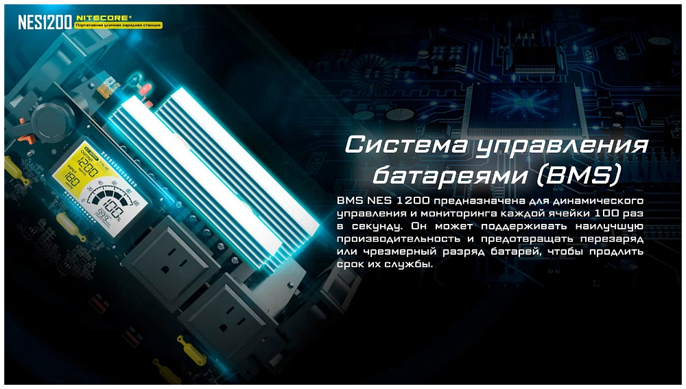 Портативная зарядная станция NITECORE NES1200