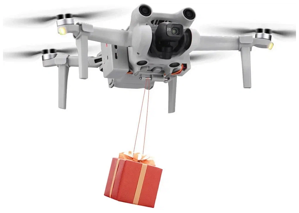 Система сброса и доставки груза для квадрокоптера DJI mini 3 pro
